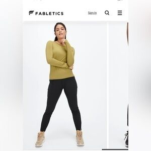Fabletics || NWT Hybrid Cargo Pants {Black}